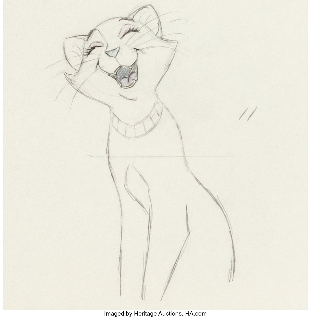 The Aristocrats Duchess Production Drawings Original Animation Art Lot 106 Heritage Auctions