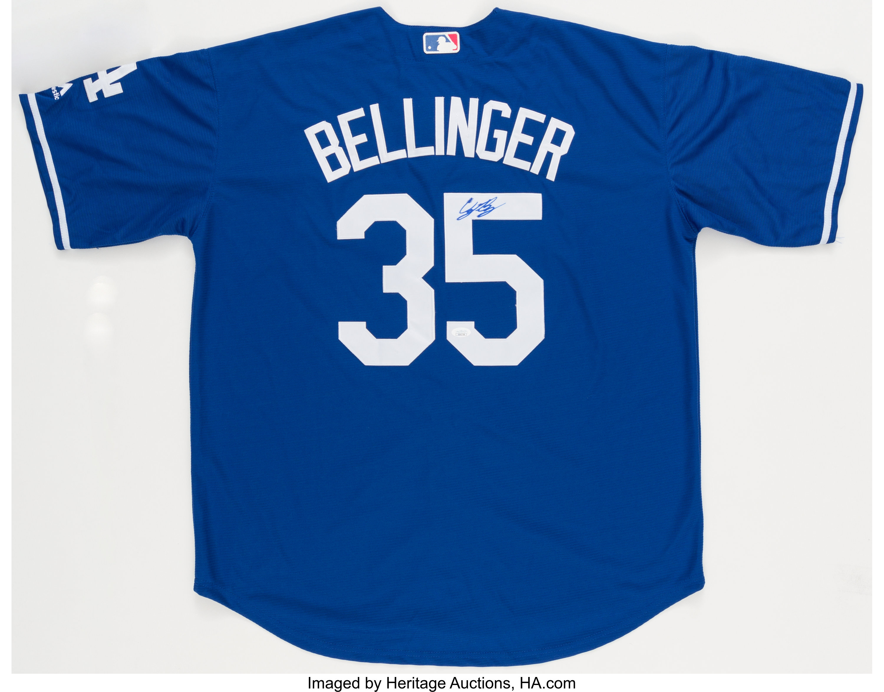 Charitybuzz: Cody Bellinger Signed Los Angeles Dodgers Framed Jersey