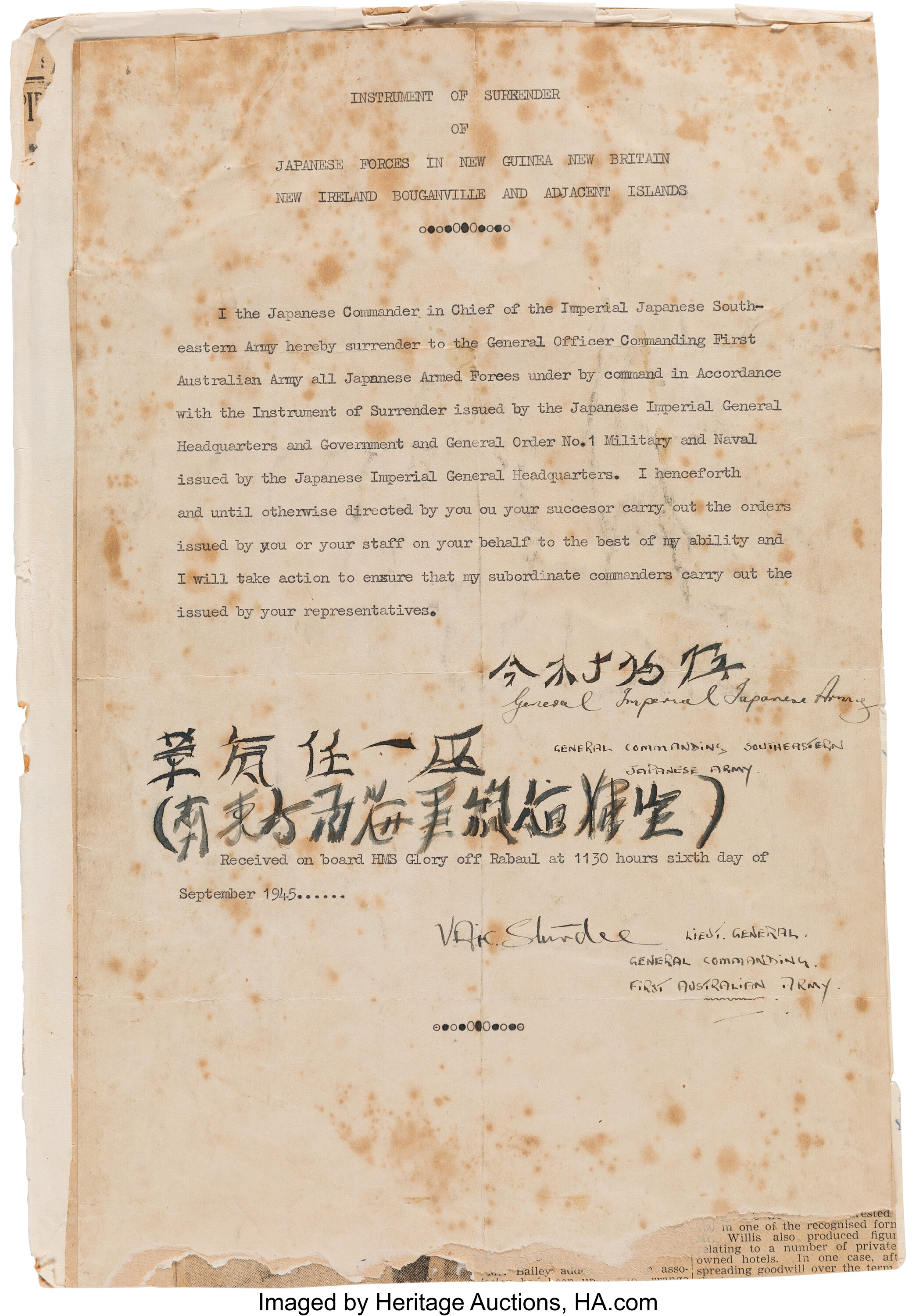 the-original-instrument-of-surrender-for-the-japanese-forces-in-new