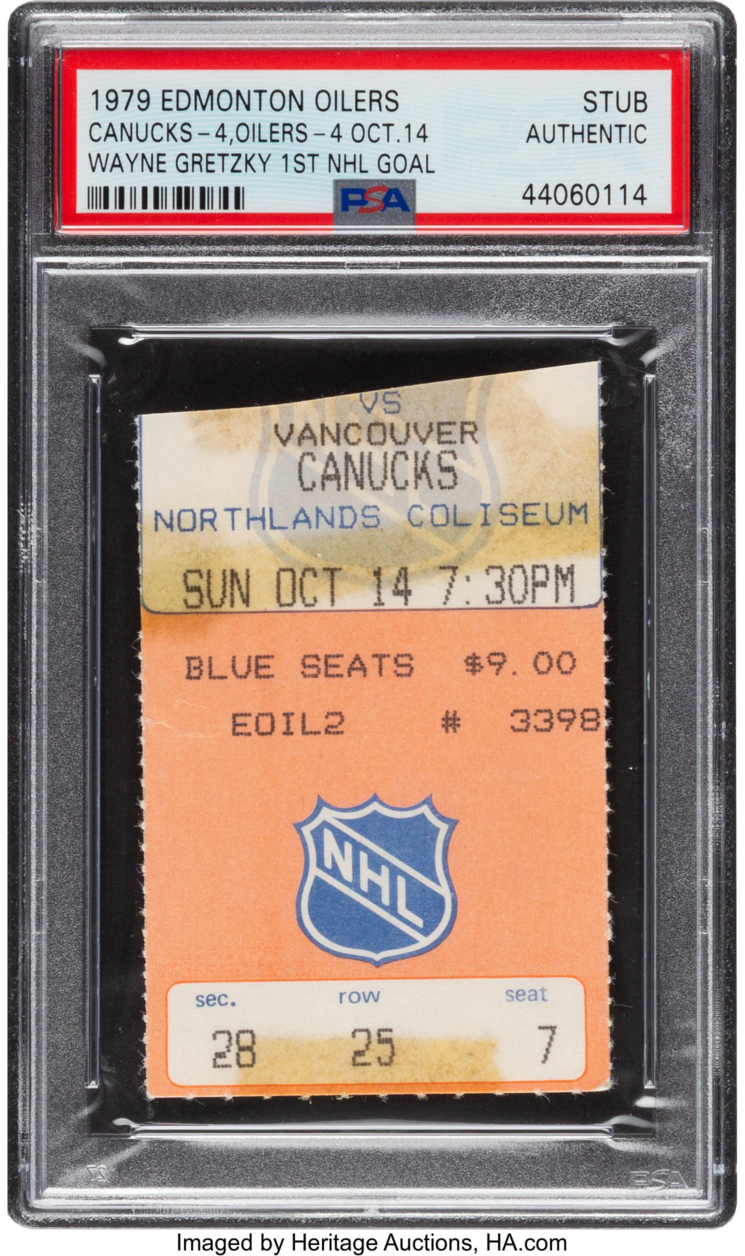Lot Detail - 1965-83 NHL Milestone Ticket Stub Collection- 17