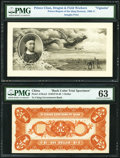 HONG KONG. Government of Hong Kong. 1 Dollar on 1000 Yen, ND (1945). P-318.  Unissued. PMG Choice Uncirculated 63.