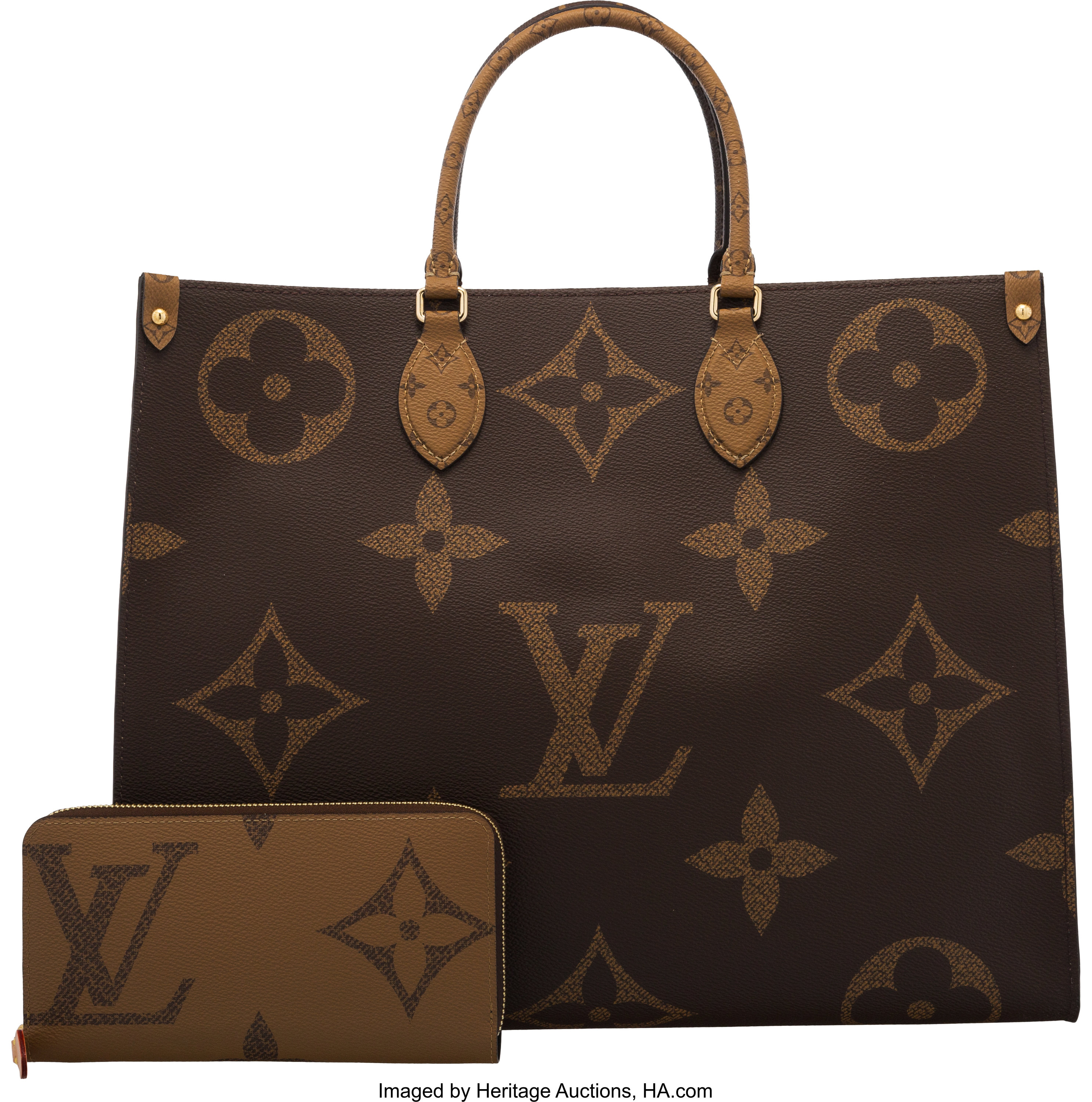 Louis Vuitton Set of Two: Limited Edition Giant Monogram Reverse, Lot  #58069