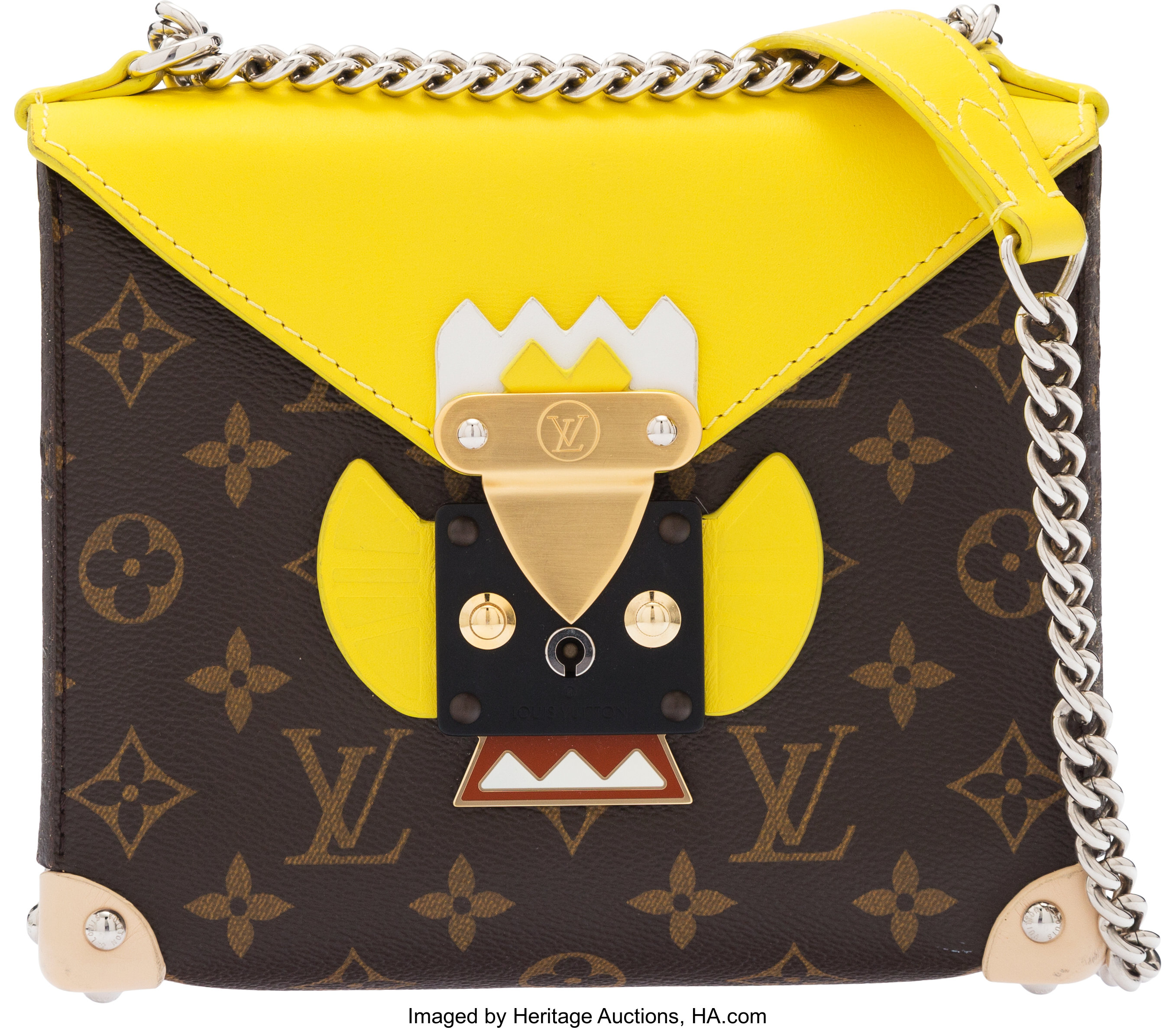 Louis Vuitton Tribal Mask Monogram Bag Yellow - THE PURSE AFFAIR