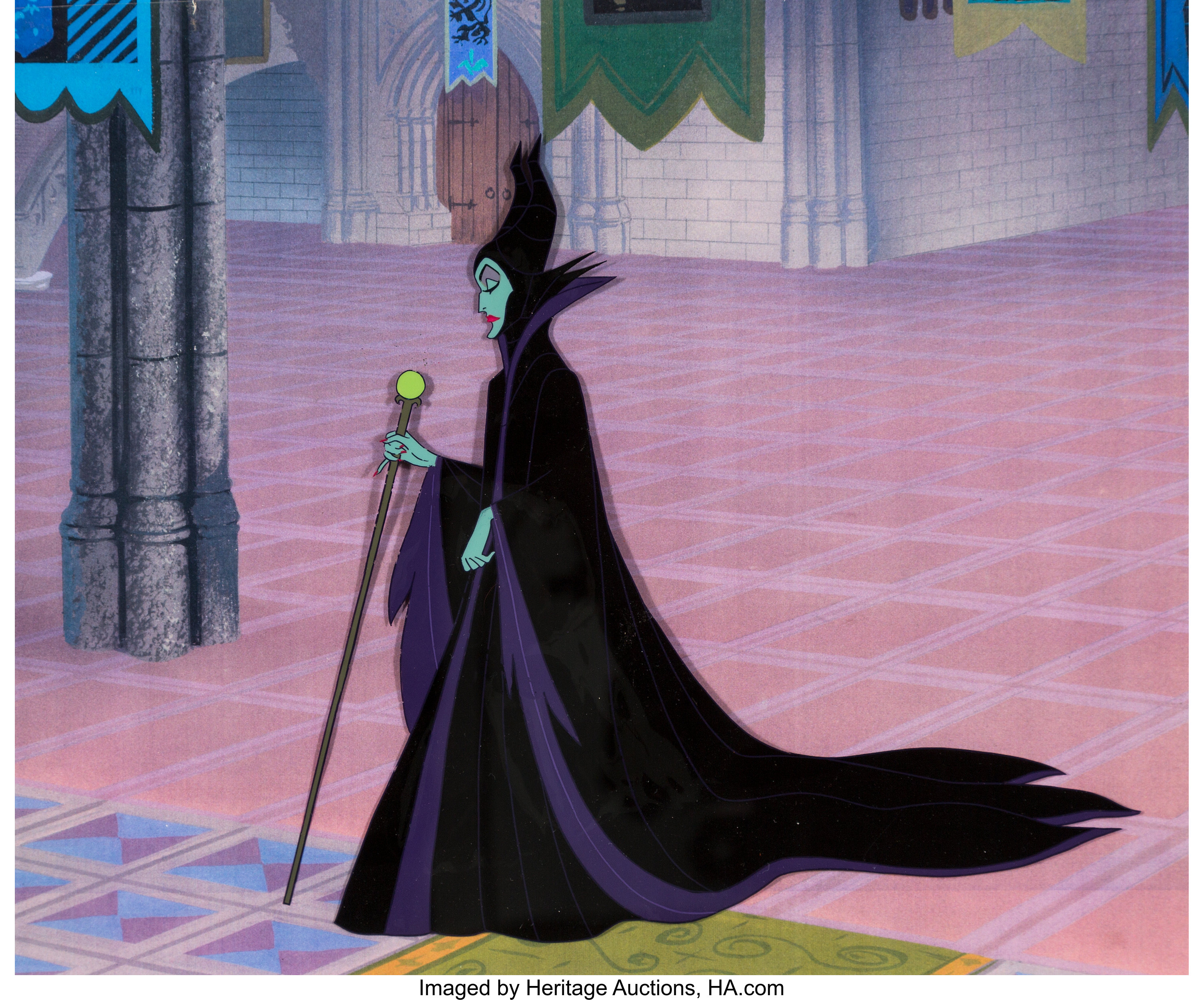 Sleeping Beauty Maleficent Color Model Cel (Walt Disney, c. 1959/, Lot  #99692