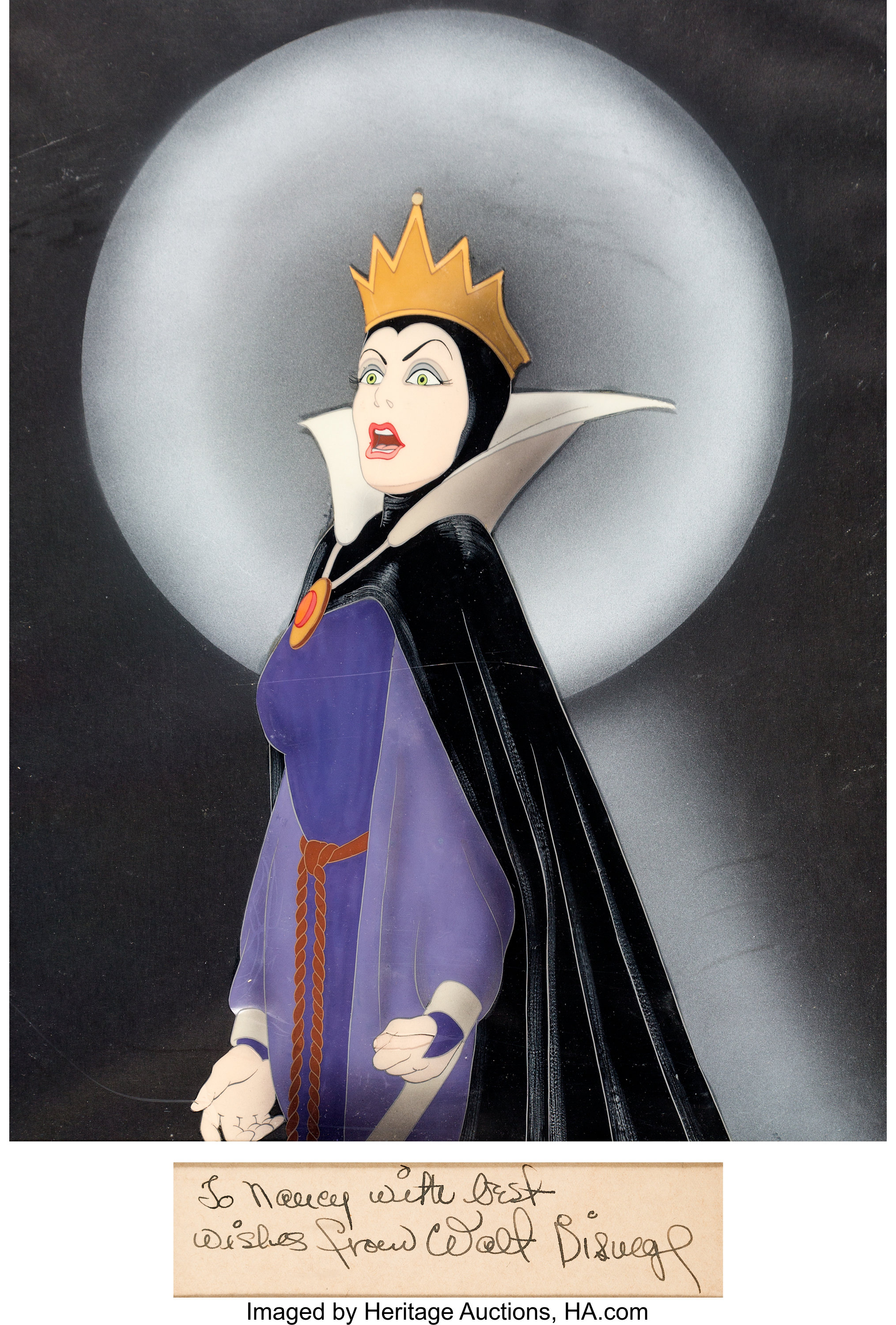 Snow White And The Seven Dwarfs Evil Queen Courvoisier Setup Walt Lot 62064 Heritage Auctions 