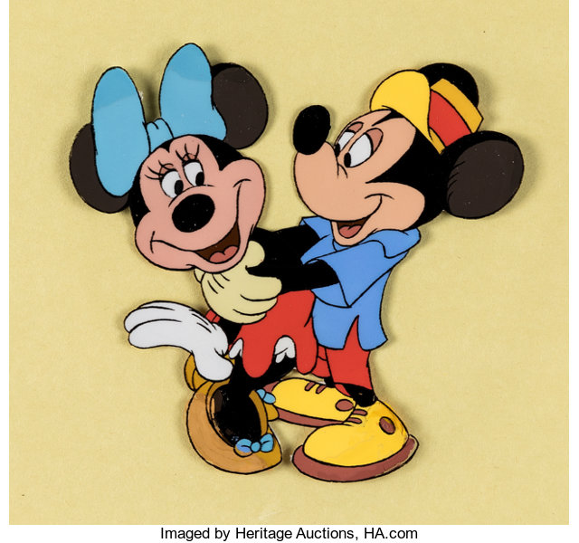 Mickey and Minnie mouse are showing the principle of unity