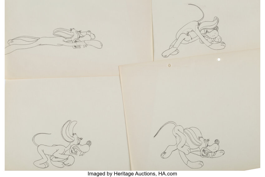 The Hep Cat Animation Drawing Sequence Of 8 Warner Brothers Lot Heritage Auctions