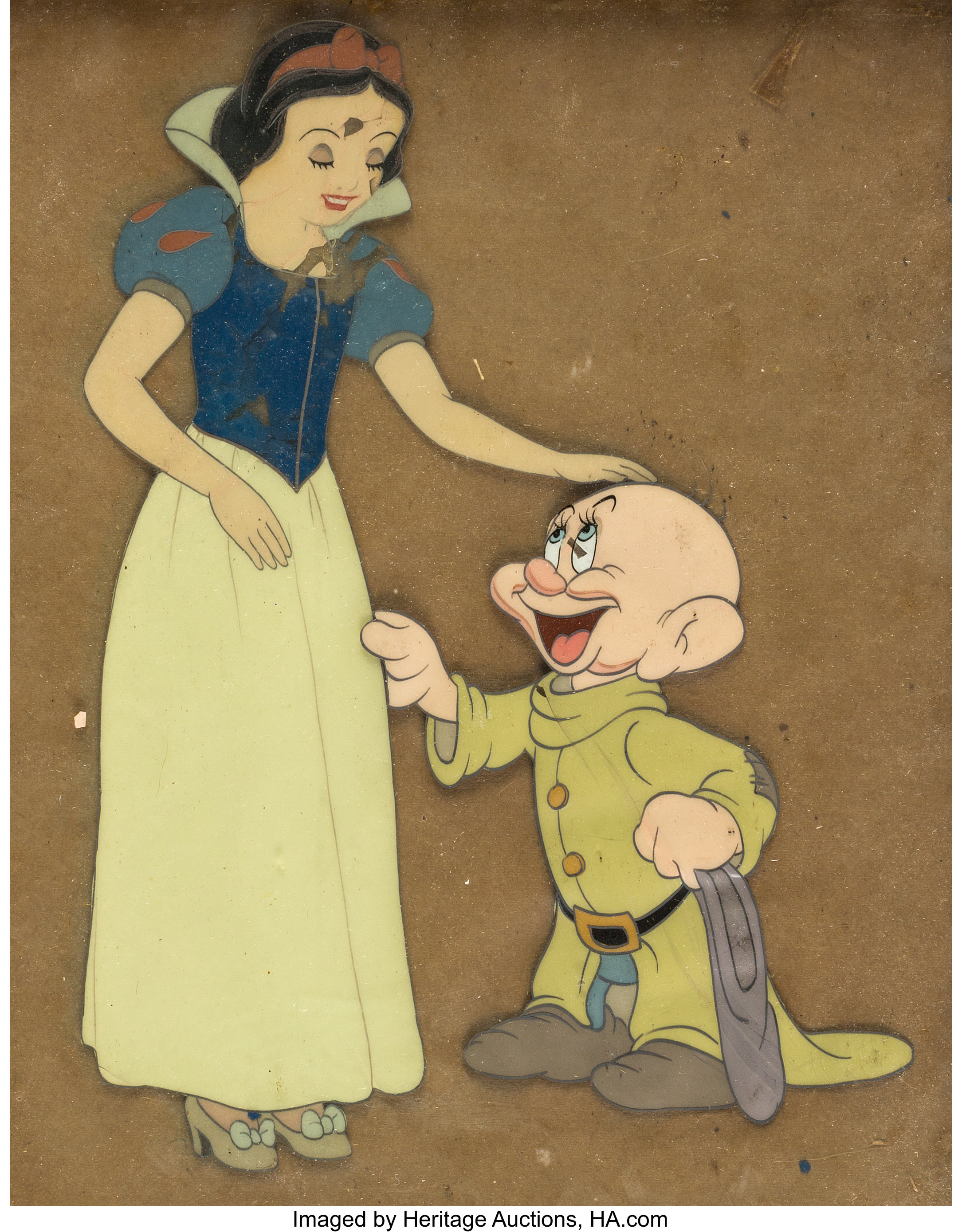 Snow White And The Seven Dwarfs Production Cel Walt Disney 1937 Lot 62092 Heritage Auctions 