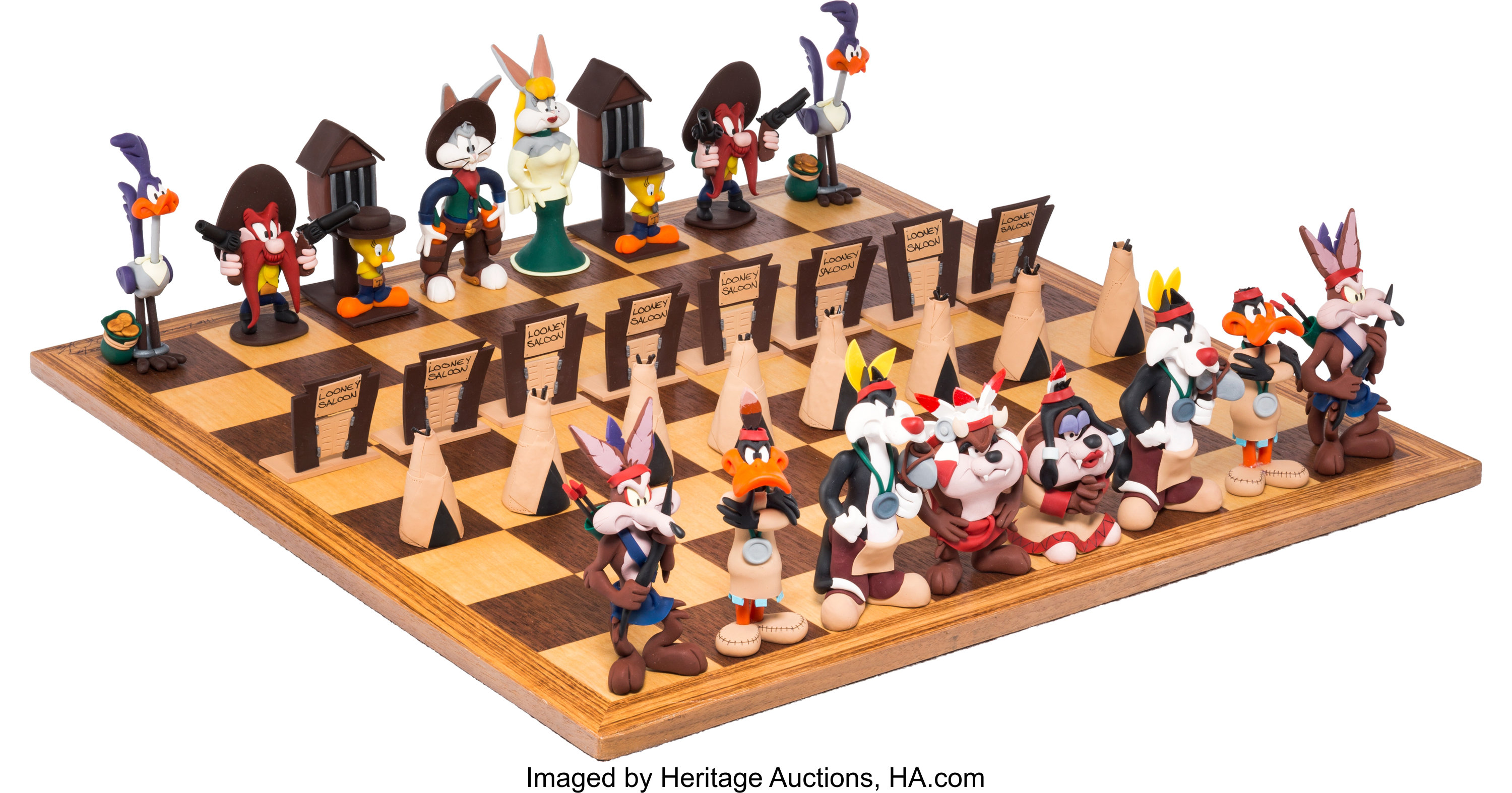 Item de colecionador Jogo de xadrez Looney Tunes 3D - Warner Bros