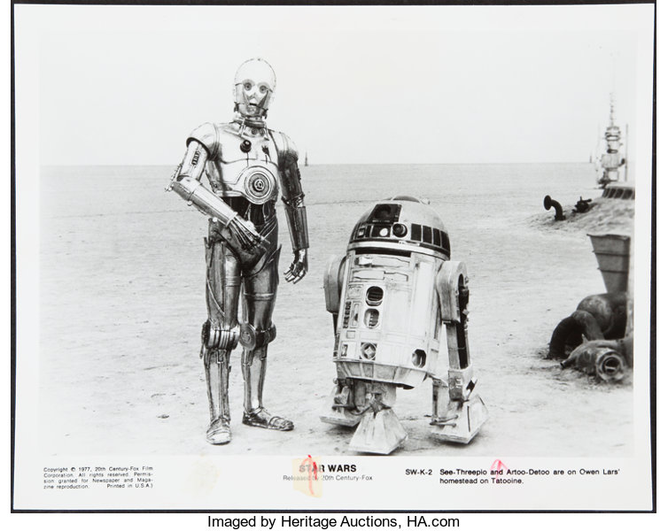 1977 C-3PO & R2-D2 in 