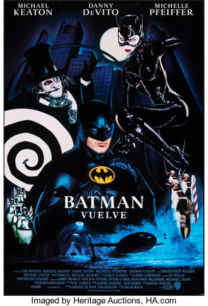 Batman Returns (Warner Bros., 1992). Rolled, Very Fine+. Spanish | Lot  #51043 | Heritage Auctions