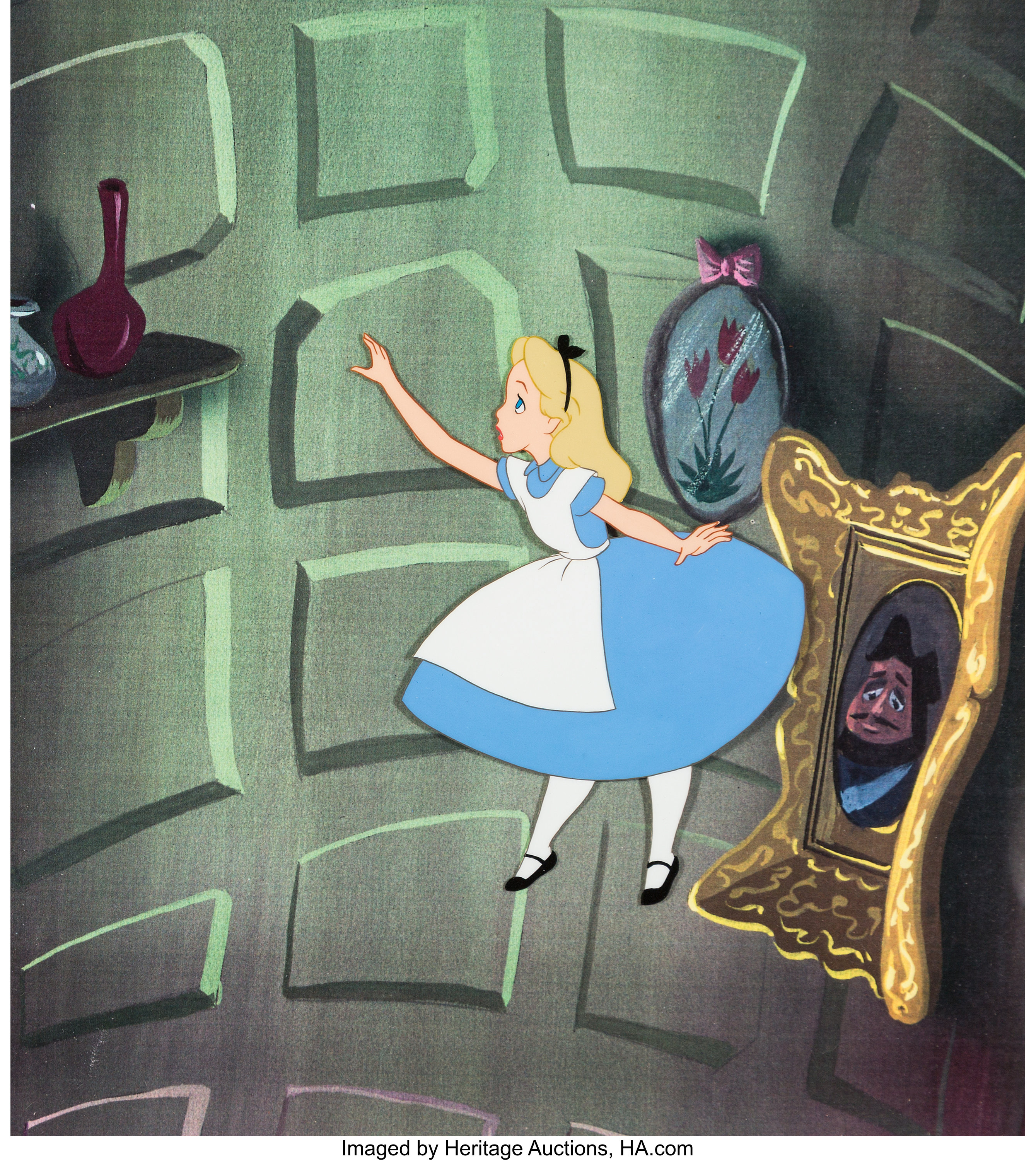 alice in wonderland 1951 alice falling