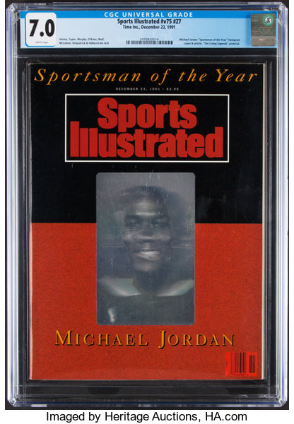 1991 Michael Jordan Sports Illustrated - CGC 7.0.... Basketball