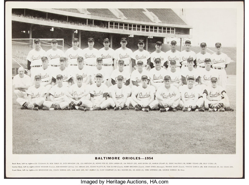 1954 Baltimore Orioles Team