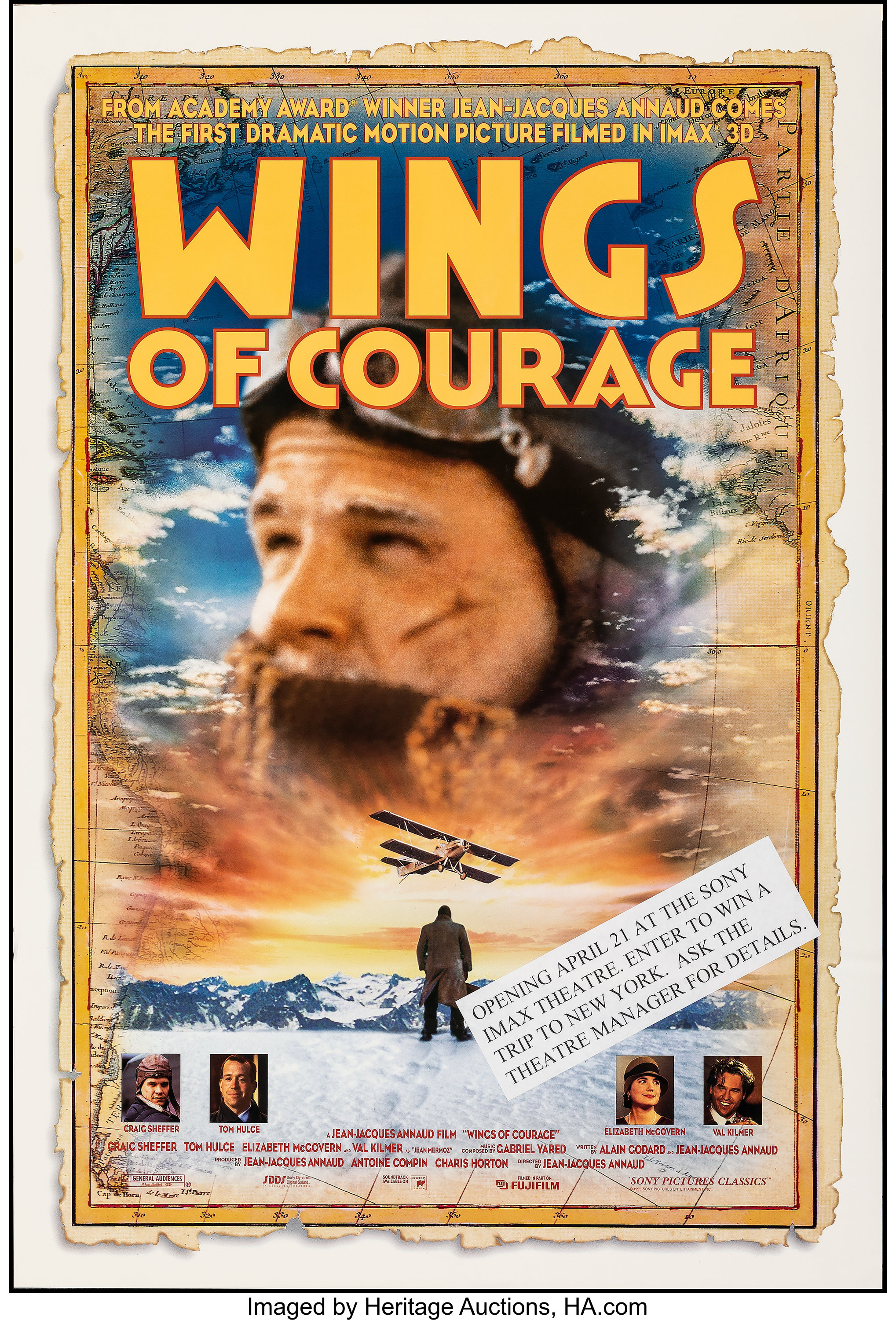 Wings Of Courage Sony Pictures Classics 1995 Rolled Fine Very Lot Heritage Auctions