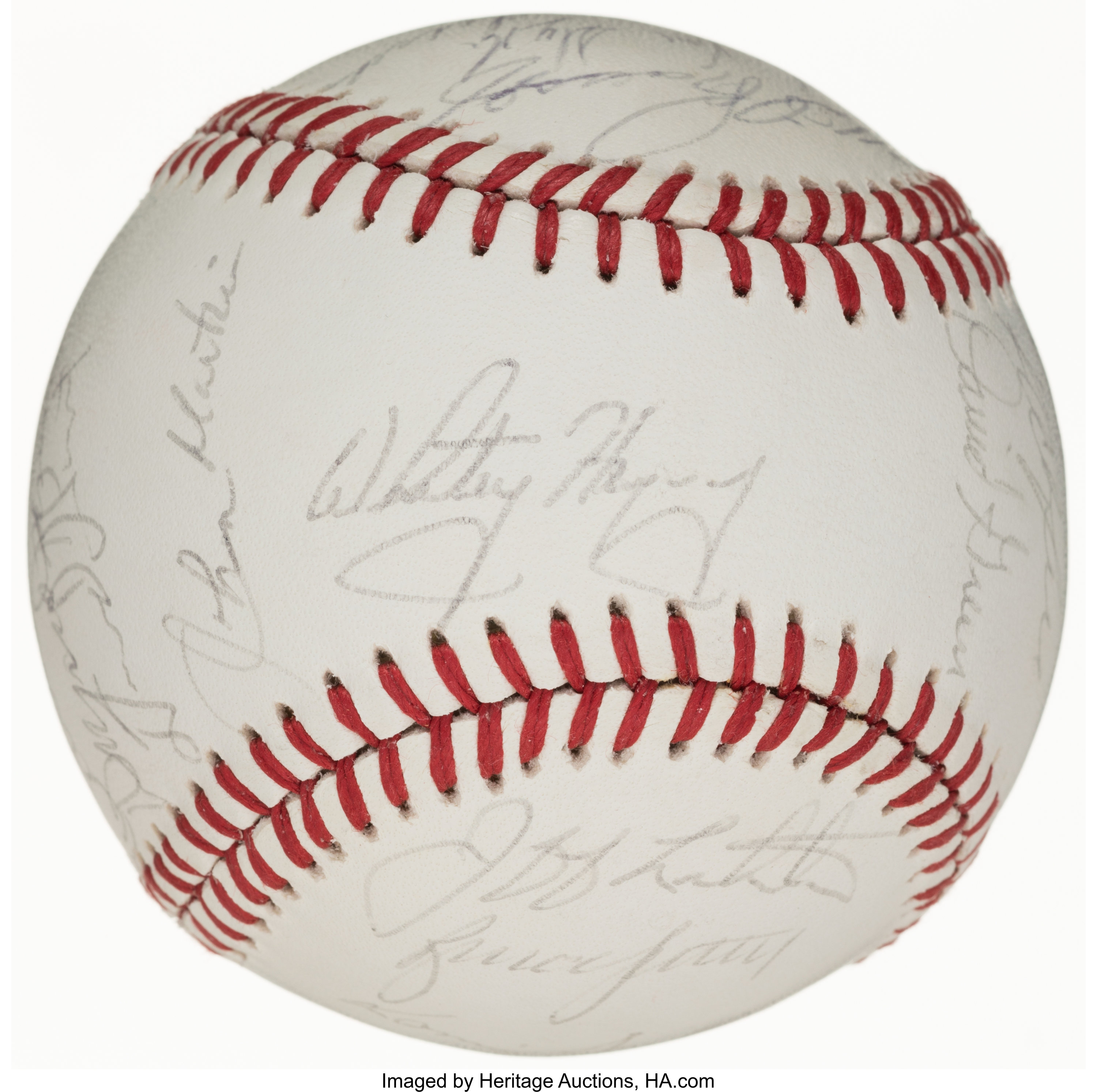 St. Louis Cardinals Whitey Herzog Autographed Baseball with HOF