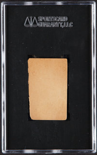 1921 W551 Hand Cut Babe Ruth Baseball Card NY Yankees SGC Authentic