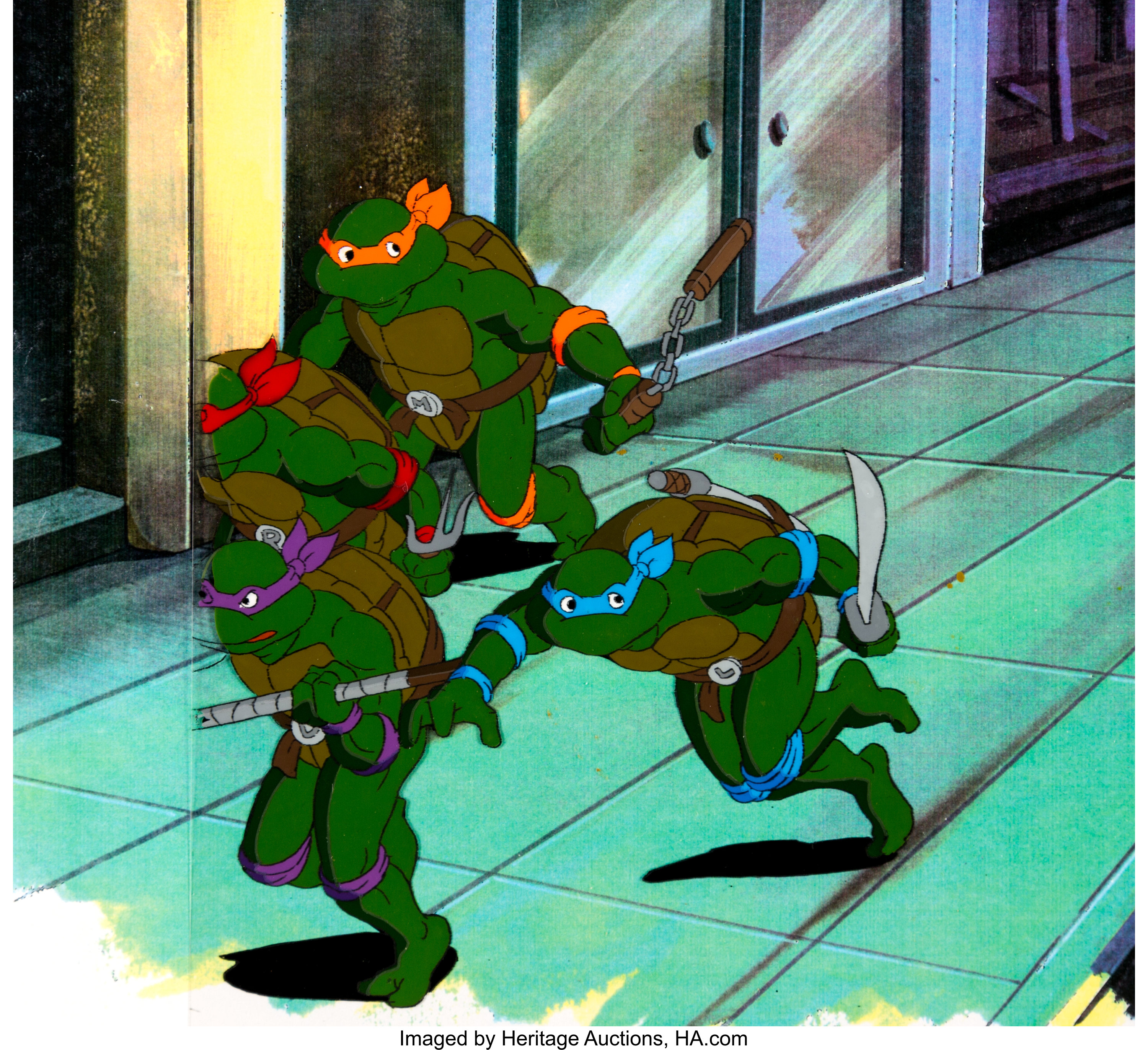 Teenage Mutant Ninja Turtles Michelangelo, Leonardo, Donatello