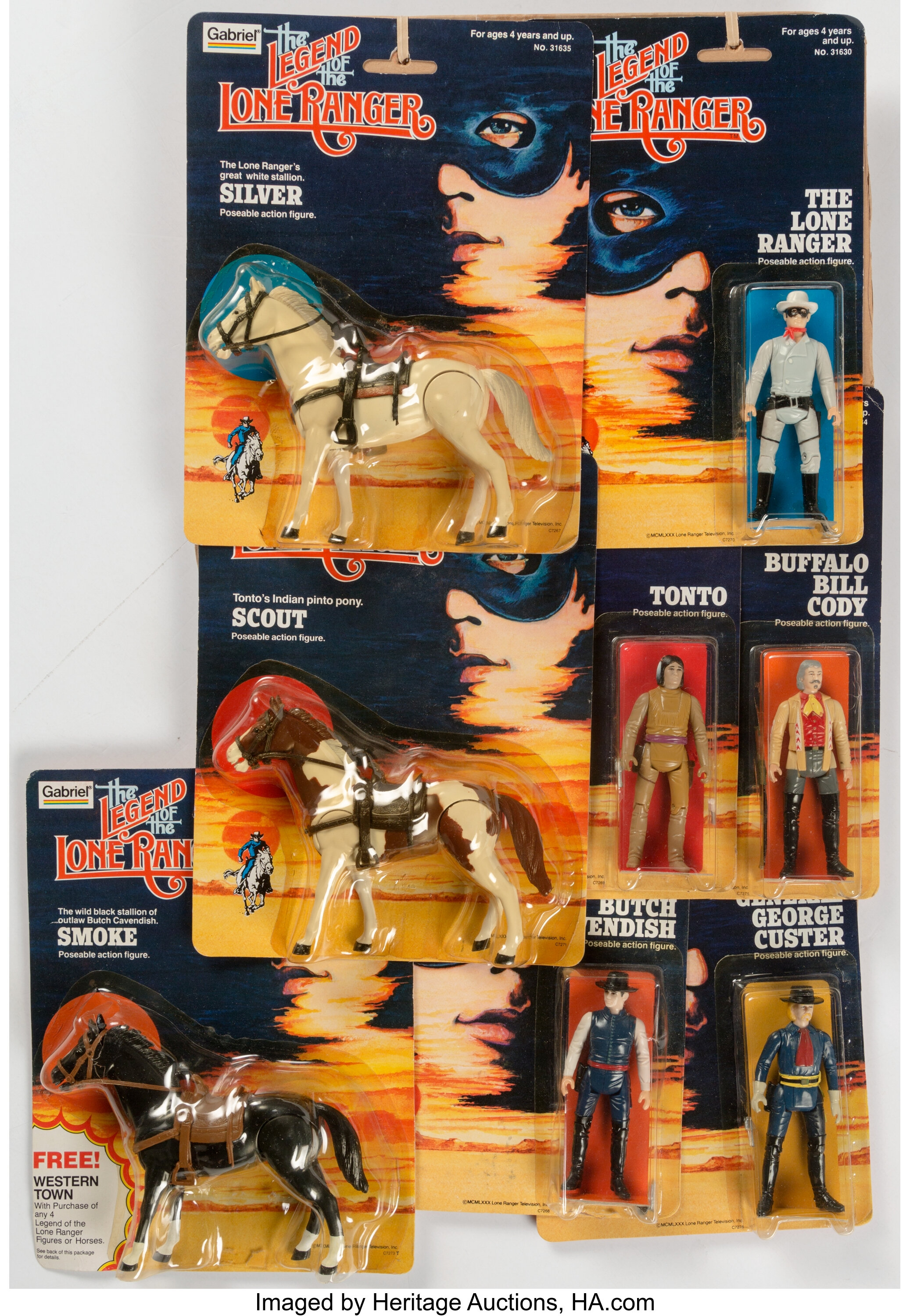 Gabriel lone ranger action shop figures for sale