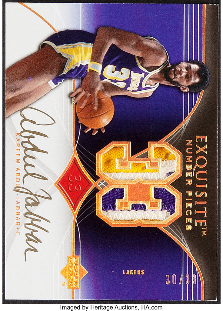 Karim Abdul Jabbar Grand Achievements Autographed Card 194