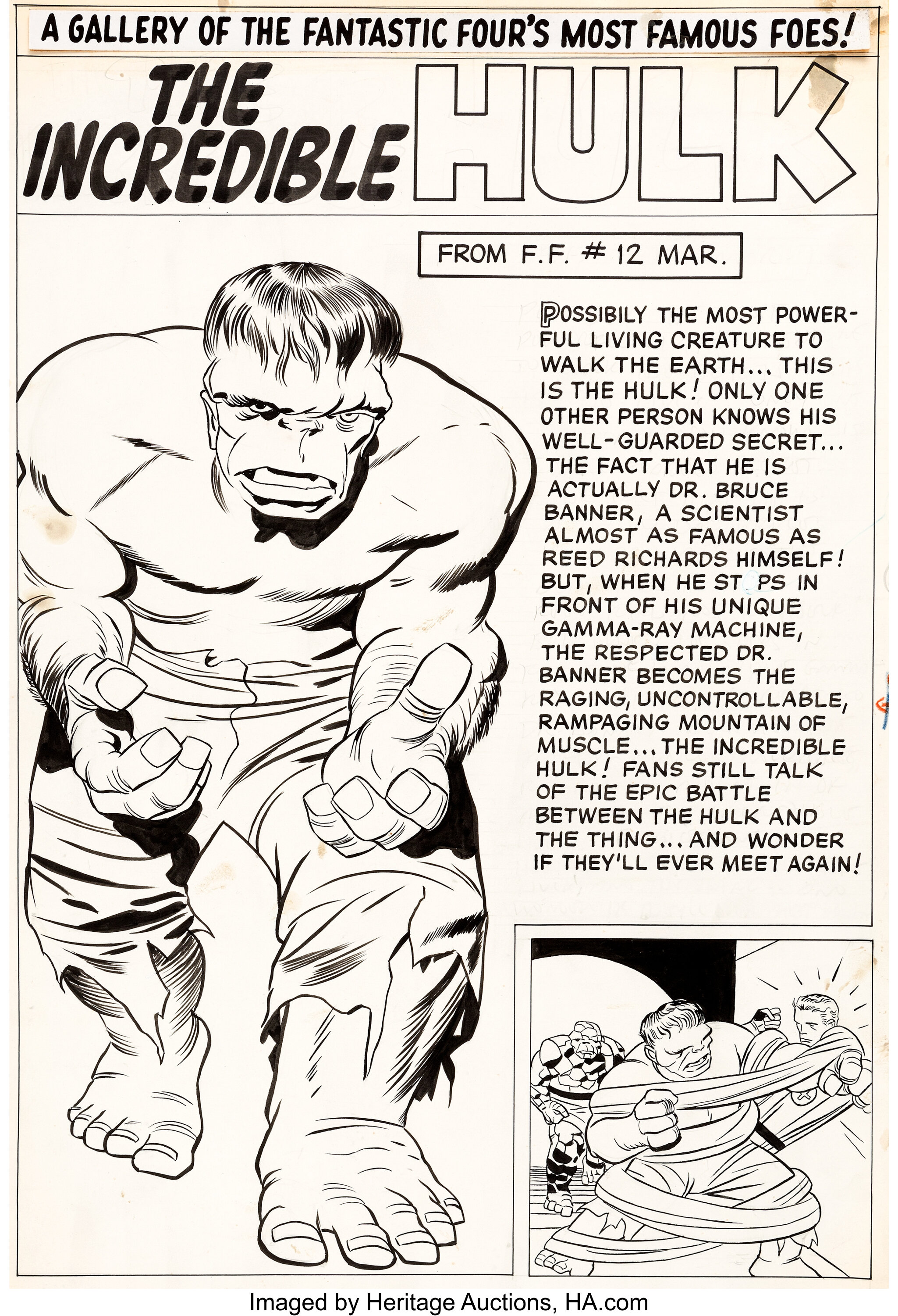 Jack Kirby Fantastic Four Annual #1 