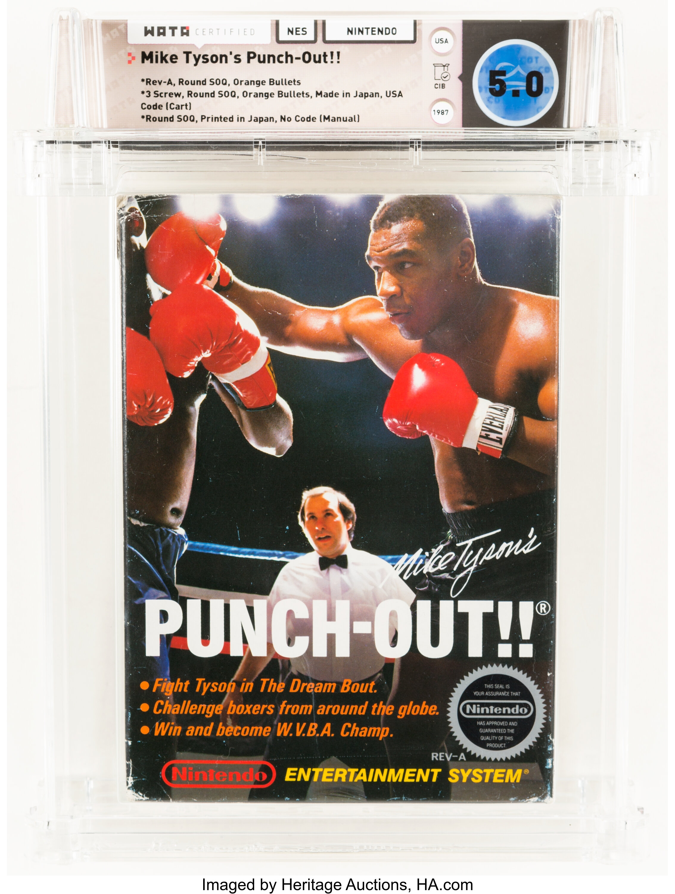 Mike Tyson's Punch-Out!! [Third Version, Includes Letter] Wata 5.0 ...