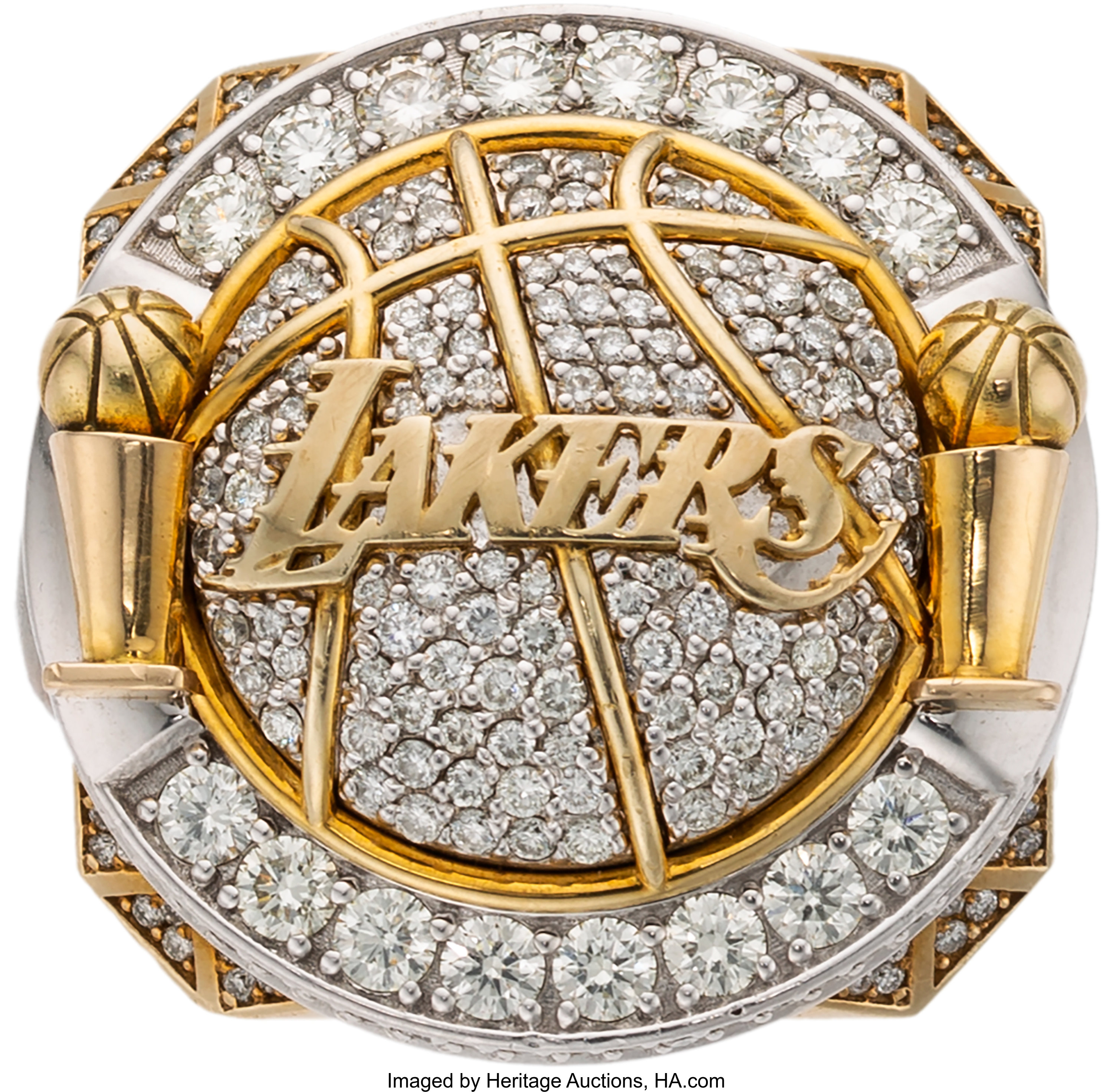 2010 Los Angeles Lakers Nba Championship Ring Presented To Forward Lot 50123 Heritage Auctions