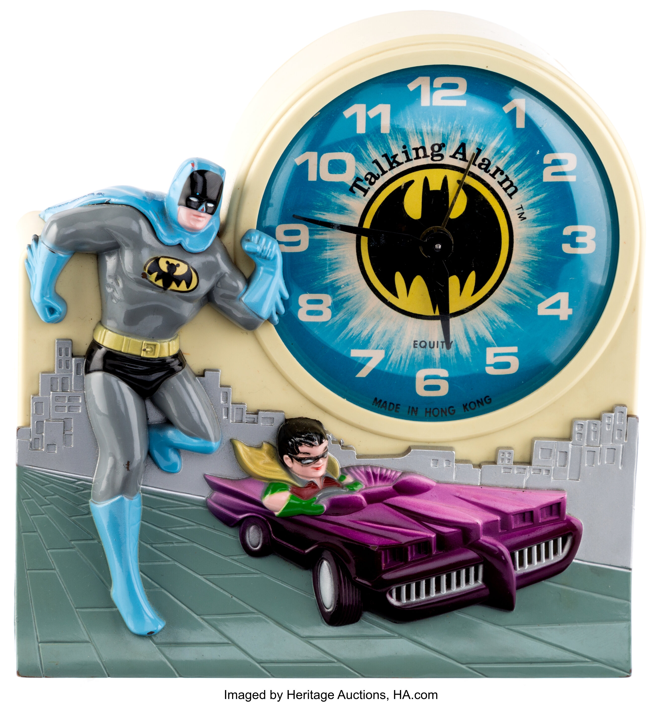 Batman Talking Alarm Clock with Box (Janex, 1975).... Memorabilia | Lot  #17920 | Heritage Auctions