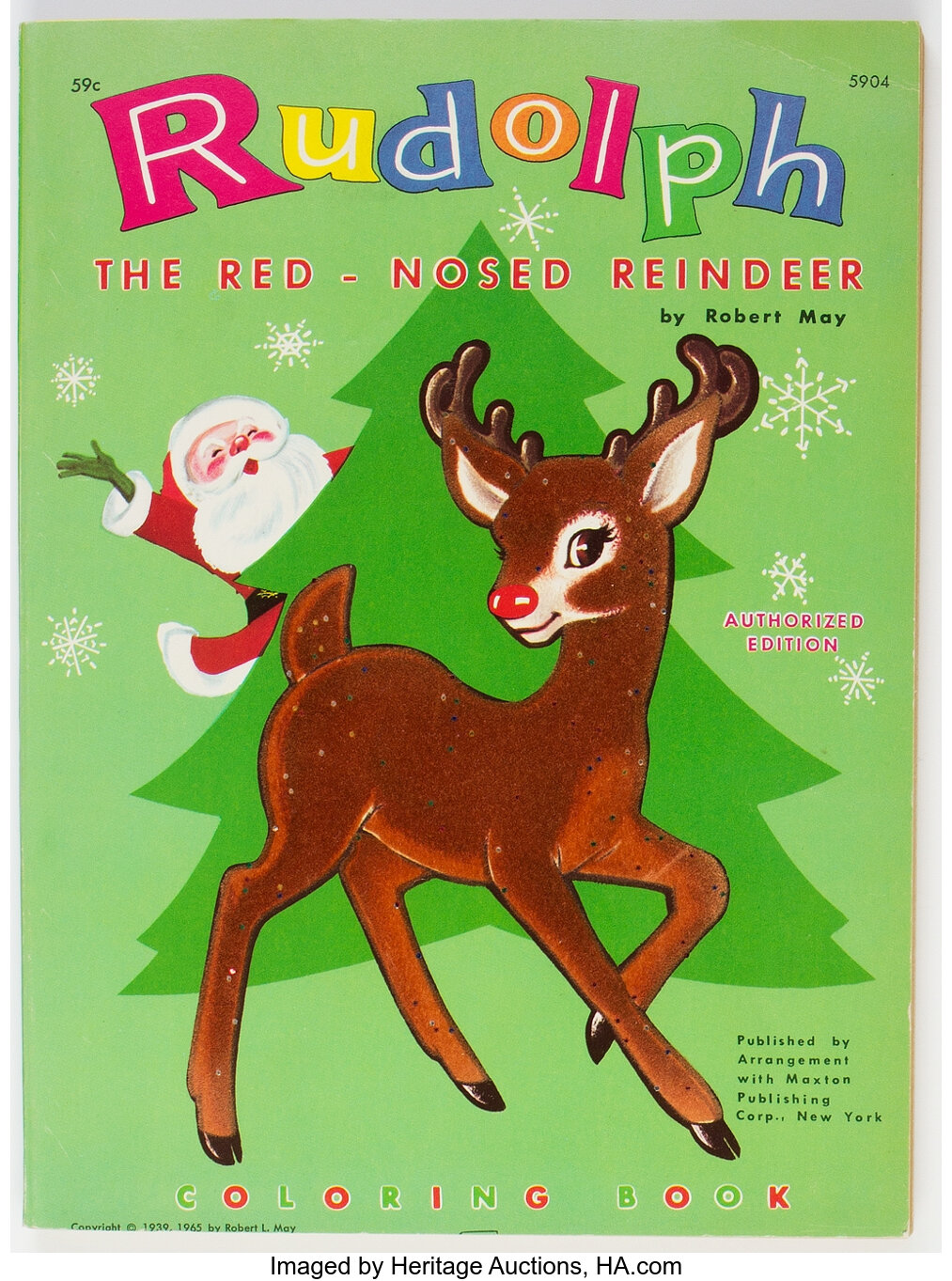 rudolph nosed reindeer coloring pages