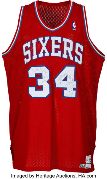 CHARLES BARKLEY SIGNED AUTHENTIC NIKE PHILADELPHIA 76ERS BASKETBALL JE –  CollectibleXchange