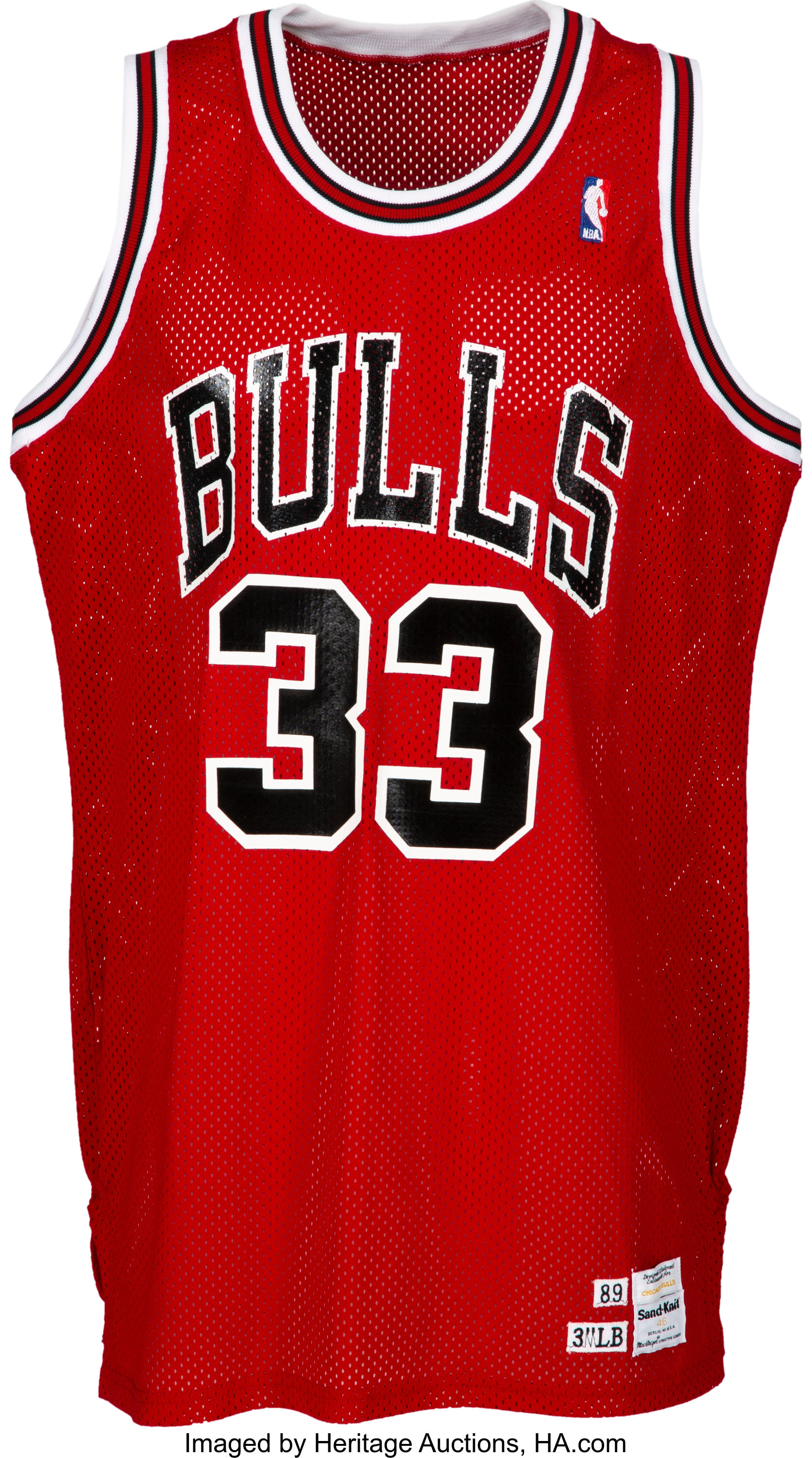 Champion Chicago Bulls Jersey No 33 worn by Scottie Pippen in The