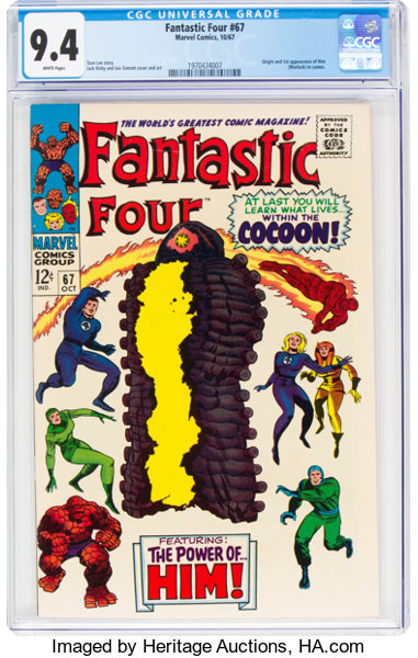 Silver Age (1956-1969):Superhero, Fantastic Four #67 (Marvel, 1967) CGC NM 9.4 White pages....
