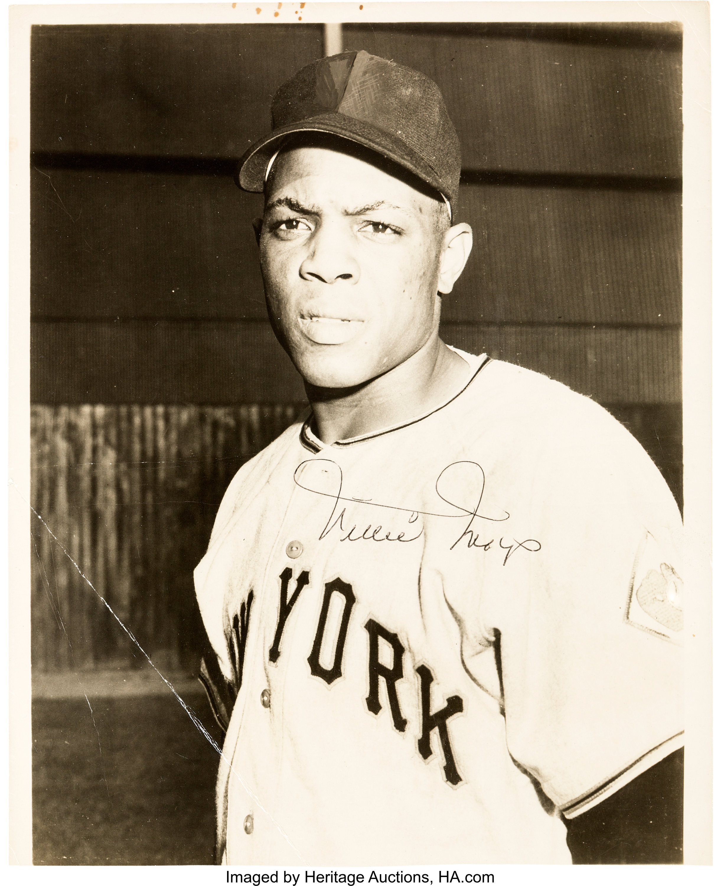 Willie Mays in 1950 and 1951