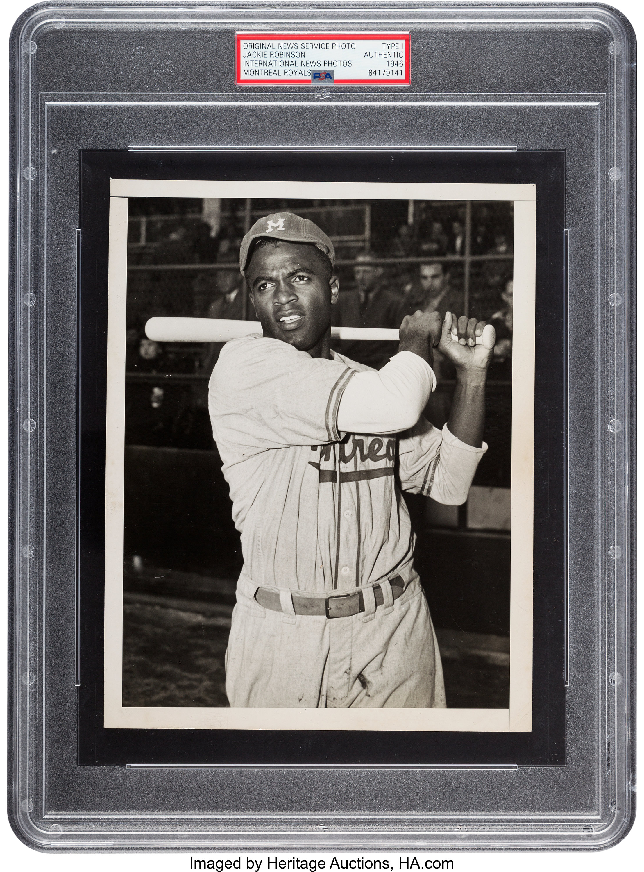 1946 Jackie Robinson Original News Service Photograph Used for His, Lot  #80034