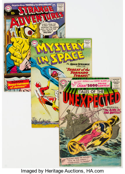 Dc Silver Age Mystery And Sci Fi Comics Group Of 22 Dc 1960s Lot Heritage Auctions