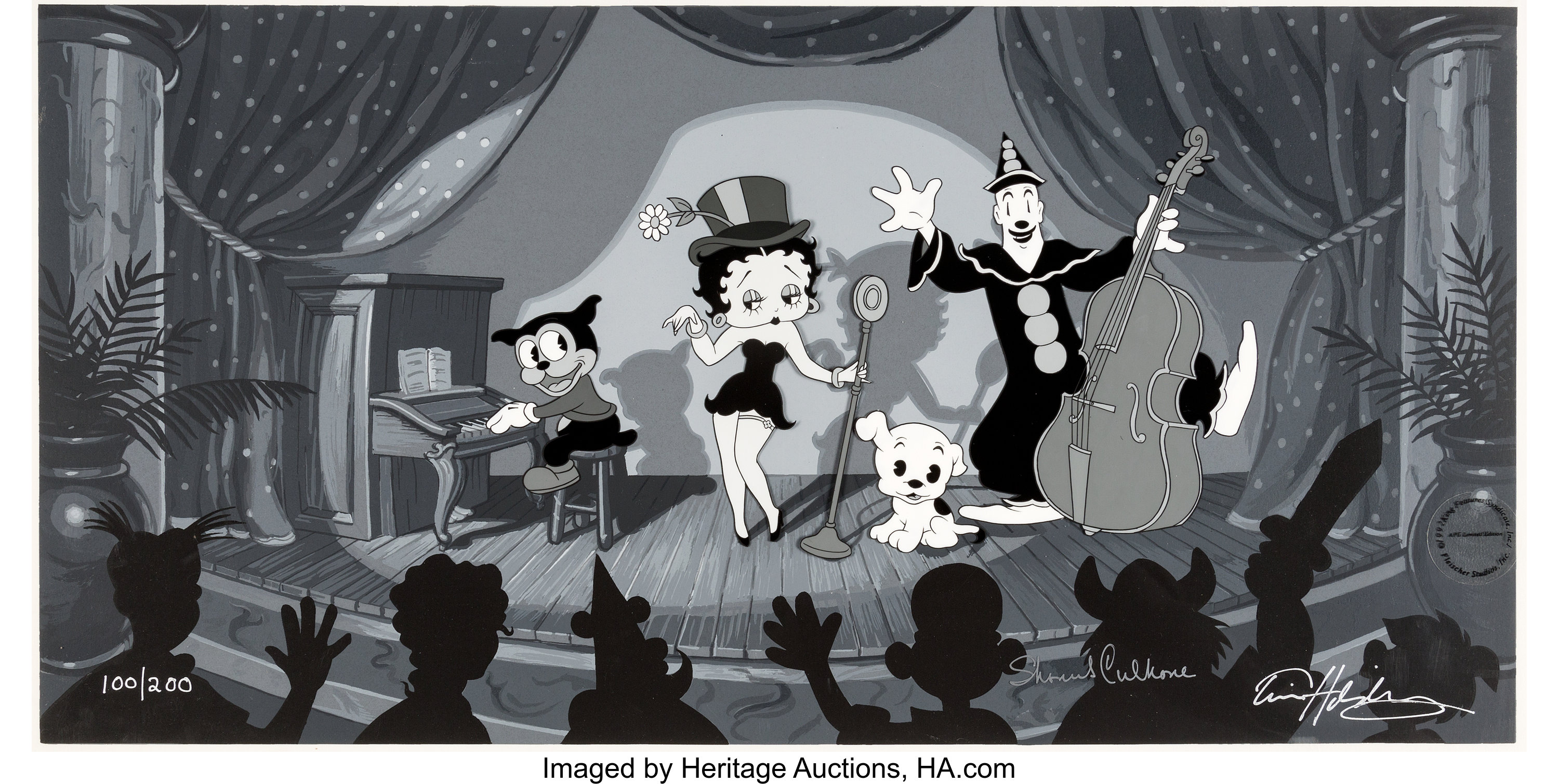 Showtime Betty Boop And Friends Limited Edition Cel Signed By Lot 11892 Heritage Auctions