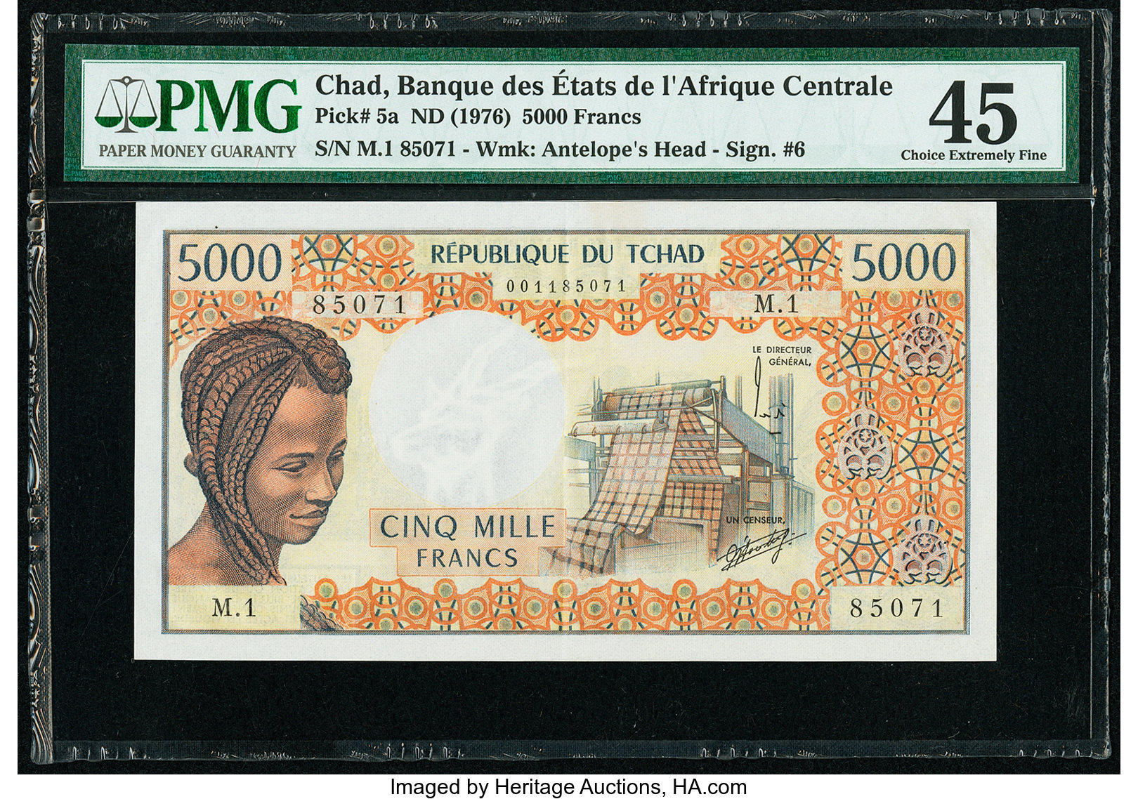 États d'Afrique de l'Ouest 5000 Francs (C- Burkina Faso) (2003) - Banque  Centrale des États de l'Afrique de l'Ouest - Émission 1991-2003 - LastDodo