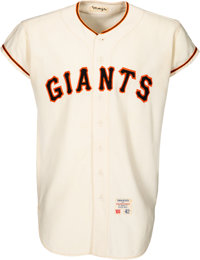 Willie Mays Say Hey Kid Signed Inscribed Authentic 1951 Giants Jerse —  Showpieces Sports