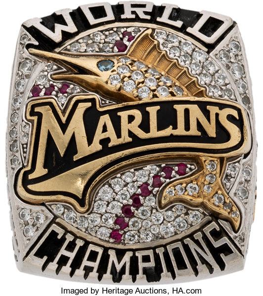 2003 FLORIDA MARLINS WORLD SERIES CHAMPIONSHIP RING - Buy and Sell  Championship Rings