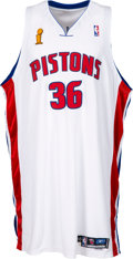 NBA Detroit Pistons Basketball Blank 2004-05 Throwback Game Jersey