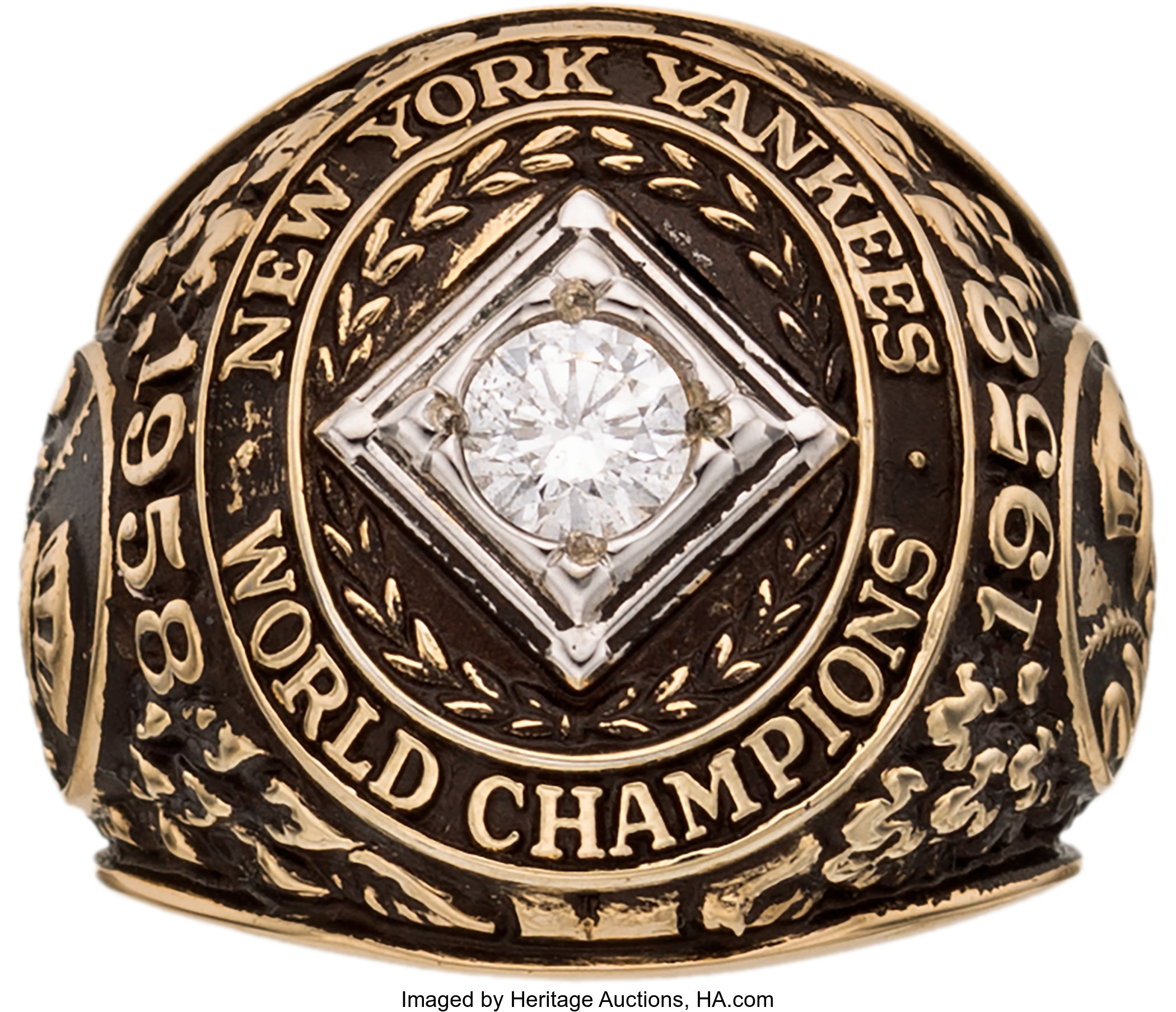 1958 New York Yankees World Series Championship Ring - www