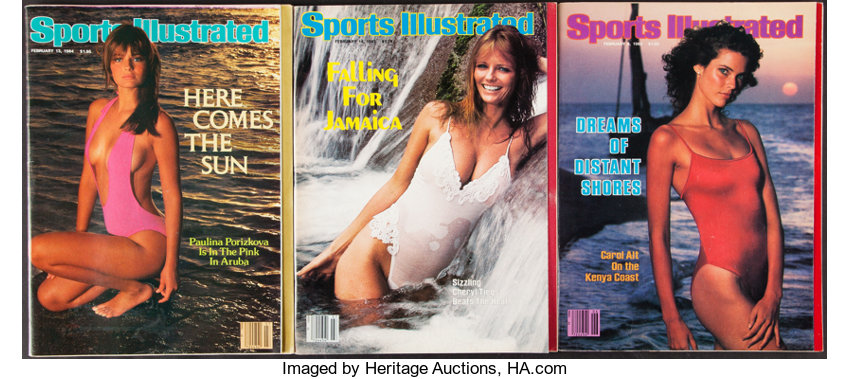 1980s Sports Illustrated Swimsuit Issue Lot of 10