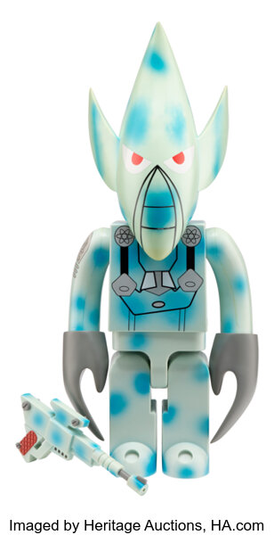 Futura 2000 X Medicom Toy. Unkle Pointman Kubrick 1000% (Blue