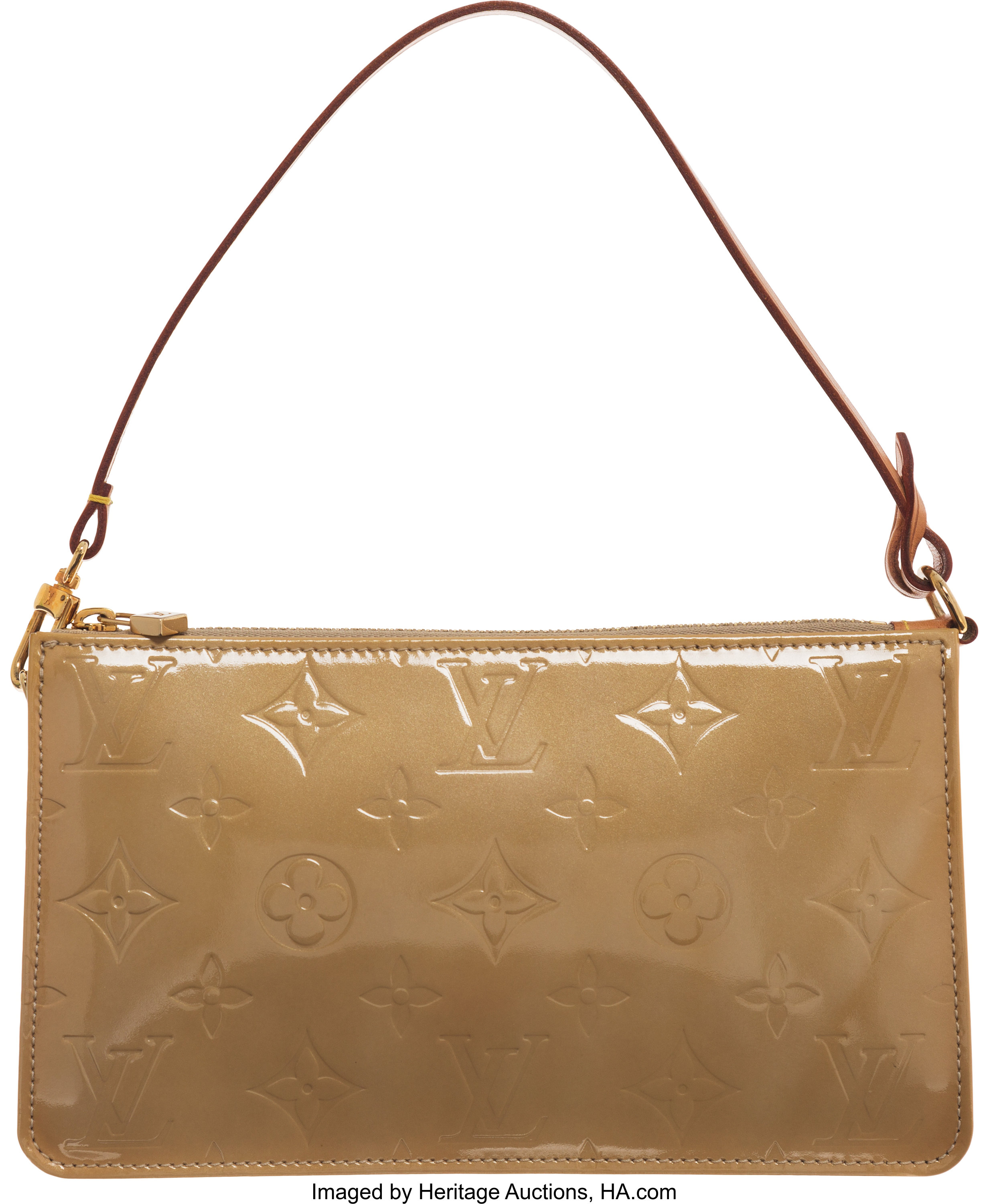 Louis Vuitton Beige Monogram Vernis Lexington Pochette Bag - Yoogi's Closet