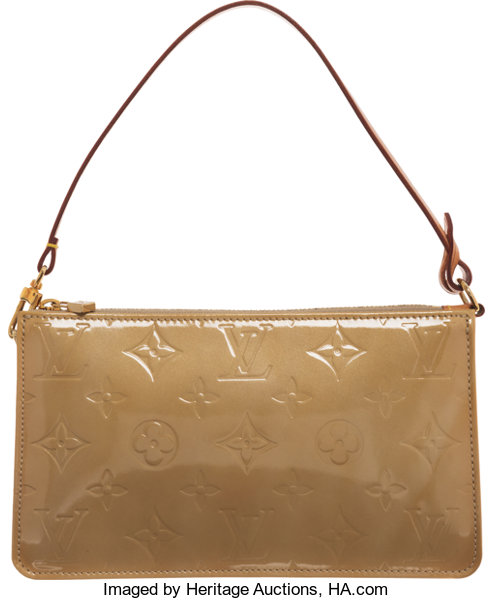 Louis Vuitton Louis Vuitton Lexington White Vernis Leather Handbag