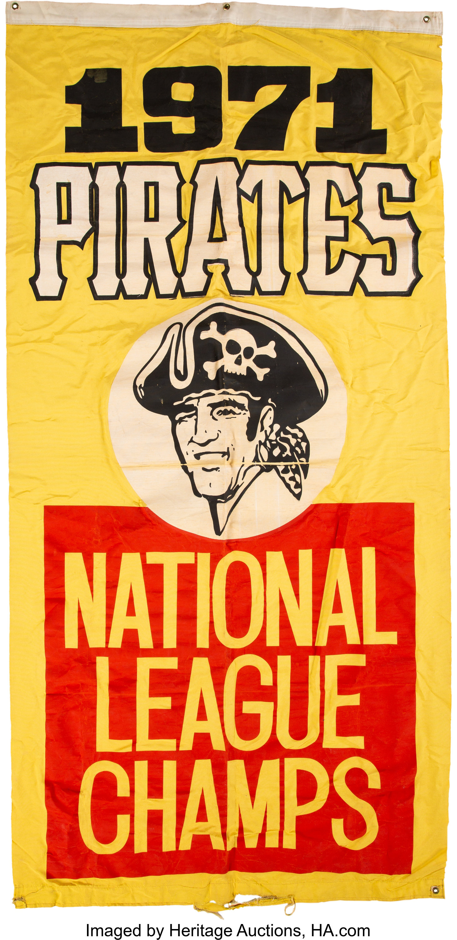 1971 Pittsburgh Pirates National League Champions Stadium Banner