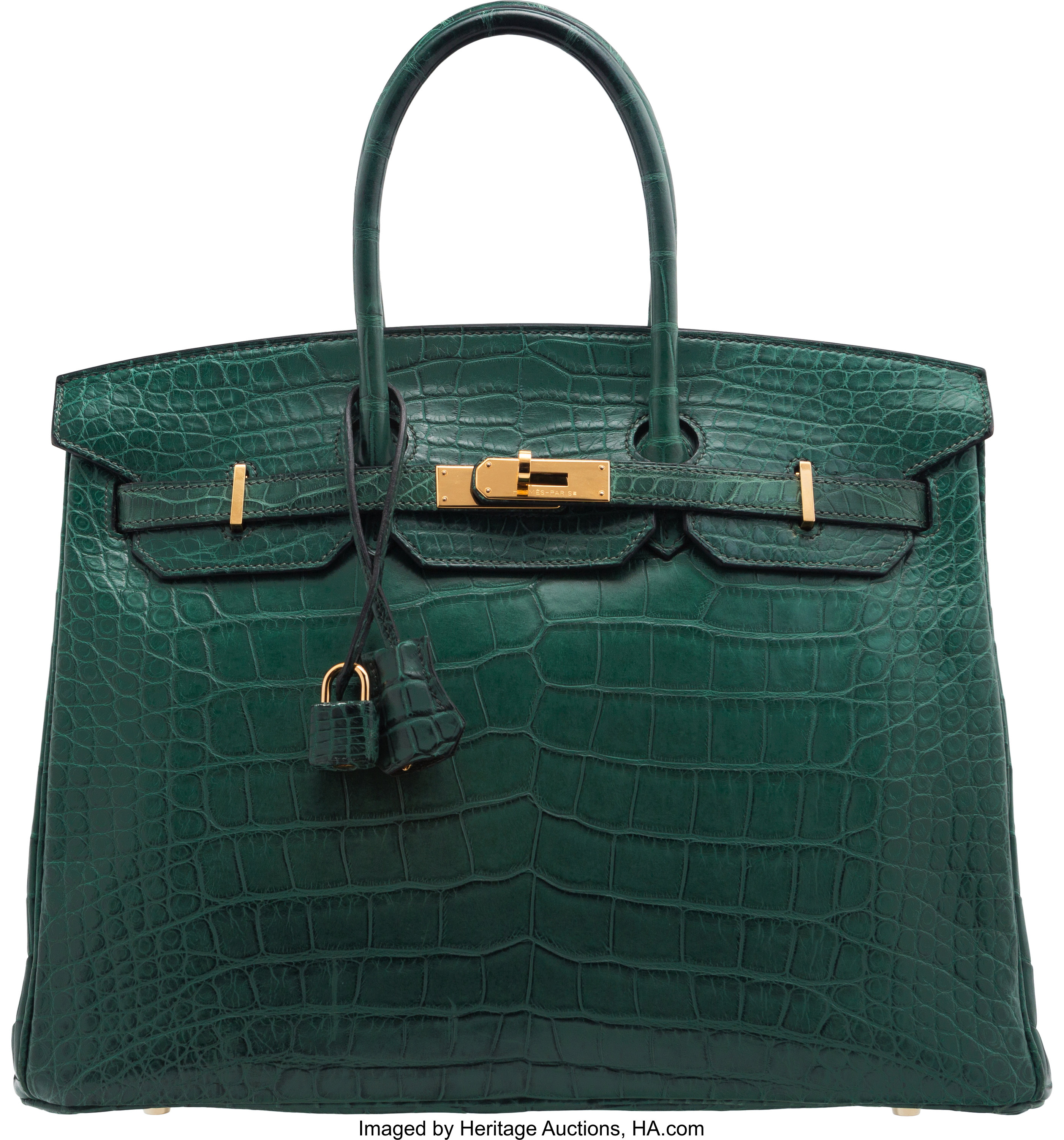 Hermes 35cm Birkin, 2014 Bamboo Green, Gold Hardware