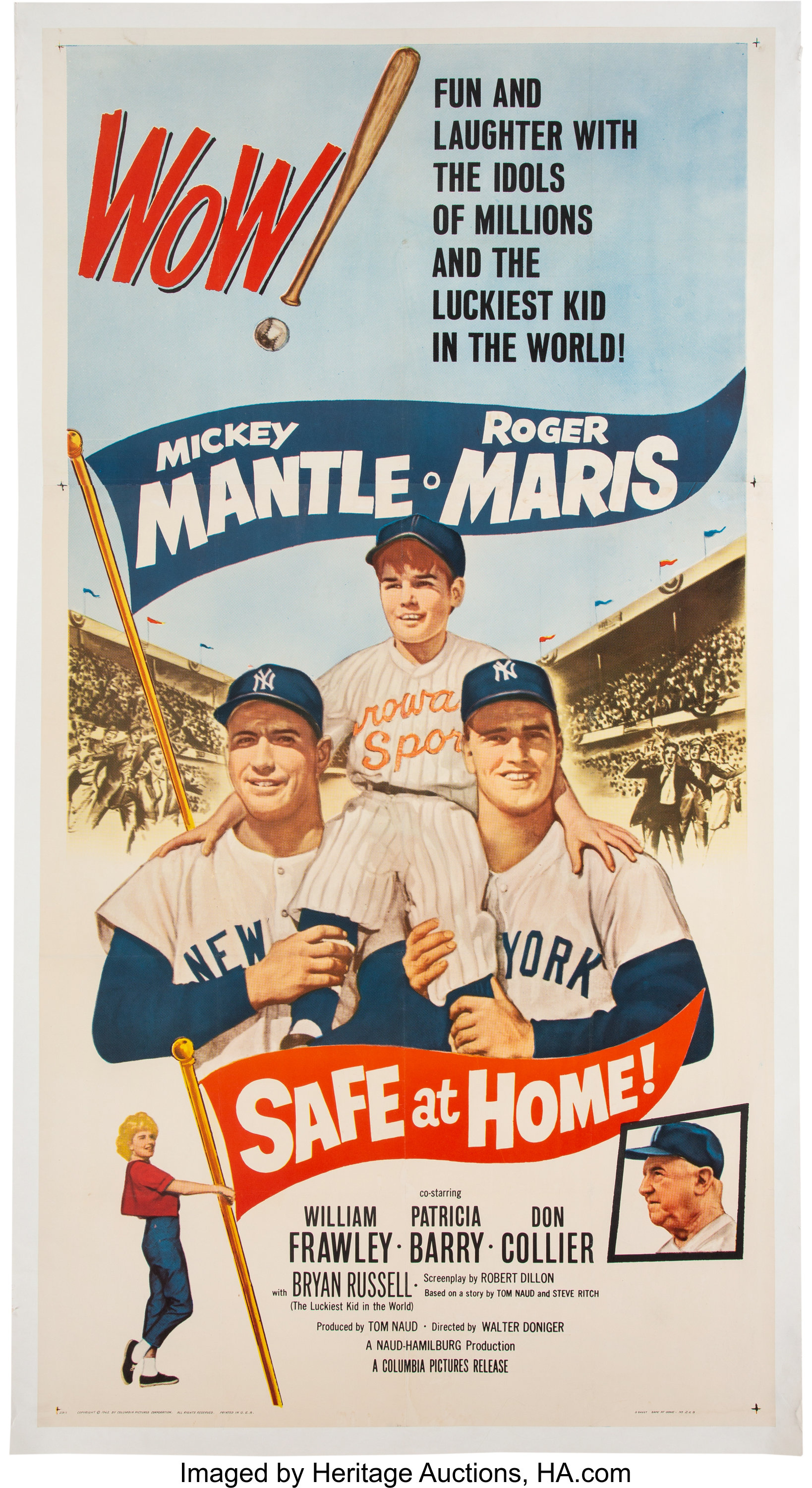 1961 Mickey Mantle & Roger Maris, New York Yankees, M&M Boys Vintage 1(b)  Photo
