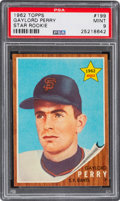 Lot Detail - 1962 TOPPS #199 GAYLORD PERRY ROOKIE PSA MINT 9 (NONE