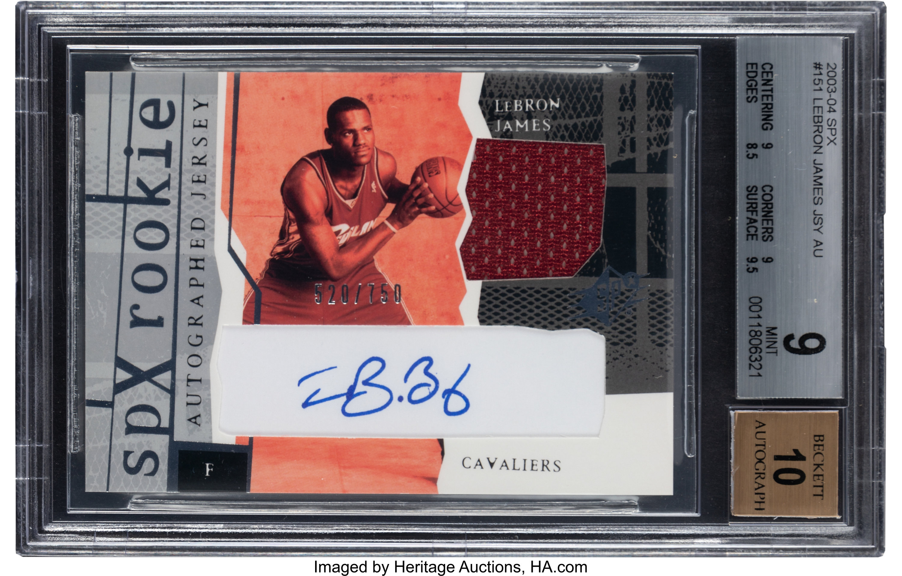 Upper Deck unveils signed LeBron Heat memorabilia - Beckett News